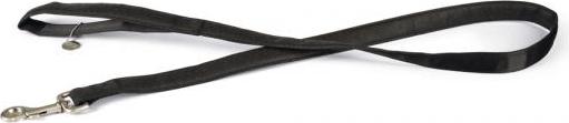 Beeztees - Hondenriem - Mac Leather - Zwart - 120 cm x 25 mm