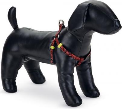 Beeztees Scribbles - Hondentuig - Zwart - 26-40 cm