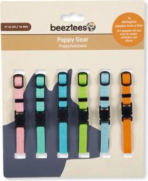 Beeztees Puppy - Halsband Hond - Assorti - 17-25 cm - 6ST