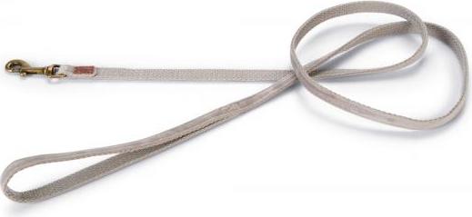 Designed by Lotte Velura - Hondenriem - Fluweel - Grijs - 120cmx10mm afbeelding