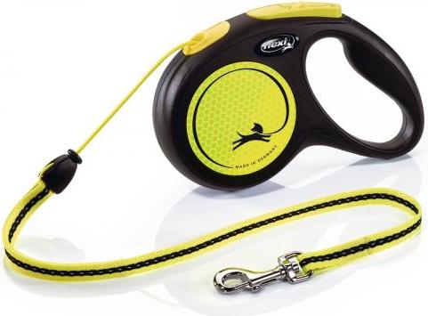 Flexi New Classic - Hondenriem - Neon Koord - M - 5M