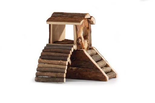 Beeztees Forest Speeltoren - Knaagdier - 17x11x15 cm