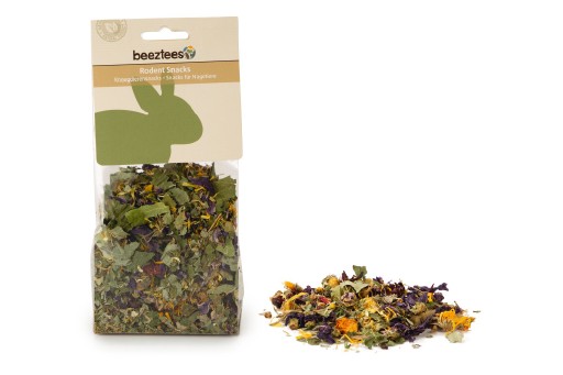 beeztees bloemenmix - knaagdierensnack - 45 gram