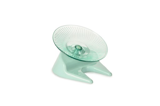 beeztees loopschijf turano - knaagdier - plastic - mint - 12,5cm