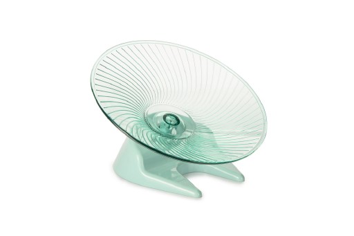 beeztees loopschijf turano - knaagdier - plastic - mint - 18,4cm