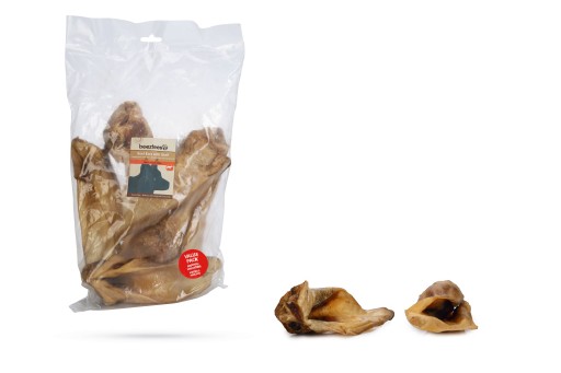 beeztees runderoren met pit - hondensnacks - 7 stuks