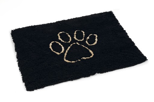 Afbeelding Dirty Dog Droogloopmat - Hond - Zwart - 88x68 cm door K-9 Security dogs