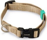 Beeztees Uni - Hondenhalsband - Nylon - Beige - 40x15 cm afbeelding