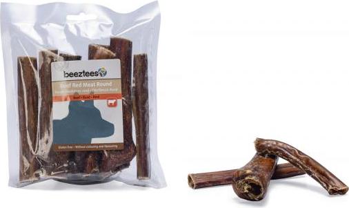 Beeztees Runderroodvlees Rond - Hondensnack - 100 gram afbeelding