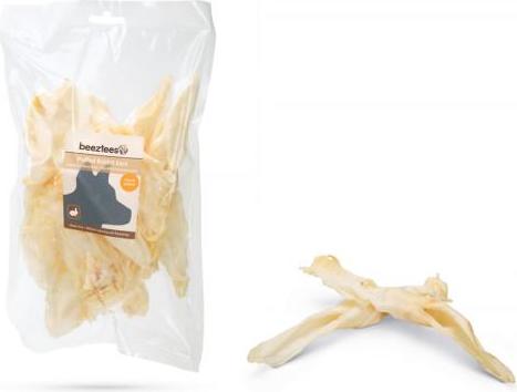 Beeztees Konijnenoren Gepoft - Hondensnack - 100 gram