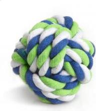 Beeztees Touwbal - Knaagdierspeelgoed - 7 cm