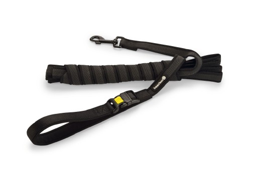 Beeztees parinca premium weblijn - hondenriem - handvat - nylon - zwart - 5m