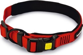 Beeztees parinca premium - hondenhalsband - nylon - rood - 45-50 cm x 25 mm