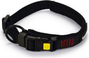 Beeztees Parinca Premium - Hondenhalsband - Nylon - Zwart - 40-45 cm x 20 mm