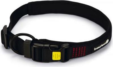 Beeztees Parinca Premium - Hondenhalsband - Nylon - Zwart - 55-60 cm x 30 mm