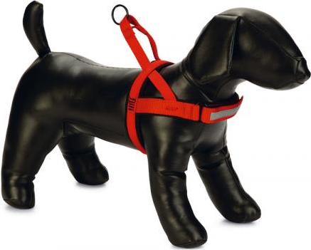 Beeztees Parinca Premium Comfort - Hondentuig - Nylon - Rood - 42-53 cm x 20 mm