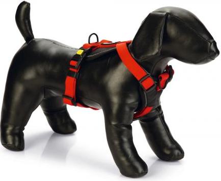 Beeztees Parinca Premium Y-Tuig - Hondentuig - Nylon - Rood - 81-100 cm x 30 mm afbeelding