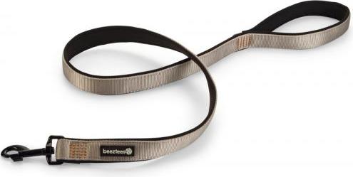 Beeztees Parinca Premium - Hondenriem - Nylon - Lichtgrijs - 120 cm x 25 mm
