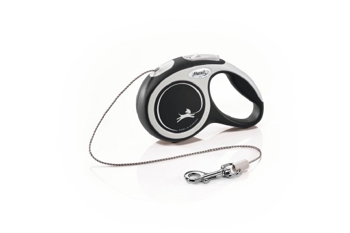 Afbeelding Flexi new comfort - hondenriem - koord - zwart - xs - 3m door K-9 Security dogs