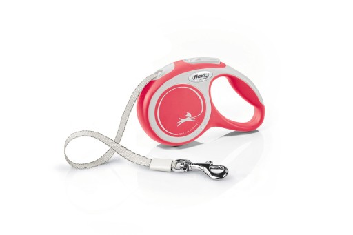 Afbeelding Flexi Rollijn New Comfort - Rood - XS - 3 m door K-9 Security dogs