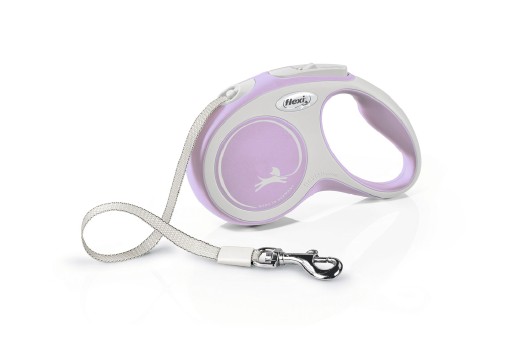 Afbeelding Flexi Rollijn New Comfort - Roze - S - 5 m door K-9 Security dogs