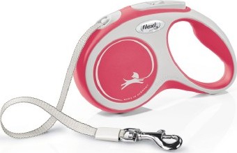 Afbeelding Flexi New Comfort S Tape 5 meter Rood door K-9 Security dogs