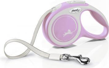 Flexi New Comfort - Hondenriem - Band - Roze - XS - 3M