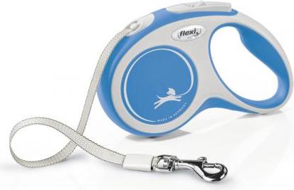 Flexi New Comfort - Hondenriem - Band - Blauw - S - 5M