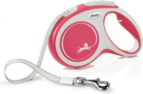 Flexi New Comfort - Hondenriem - Band - Rood - M - 5M