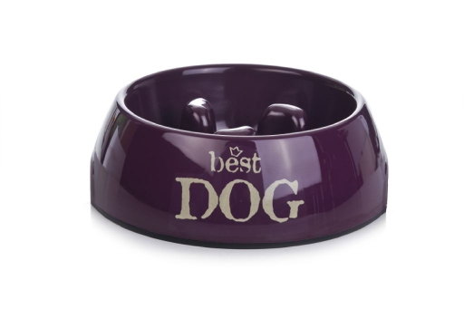 Dieet hondenvoerbak Best Dog paars 22 cm