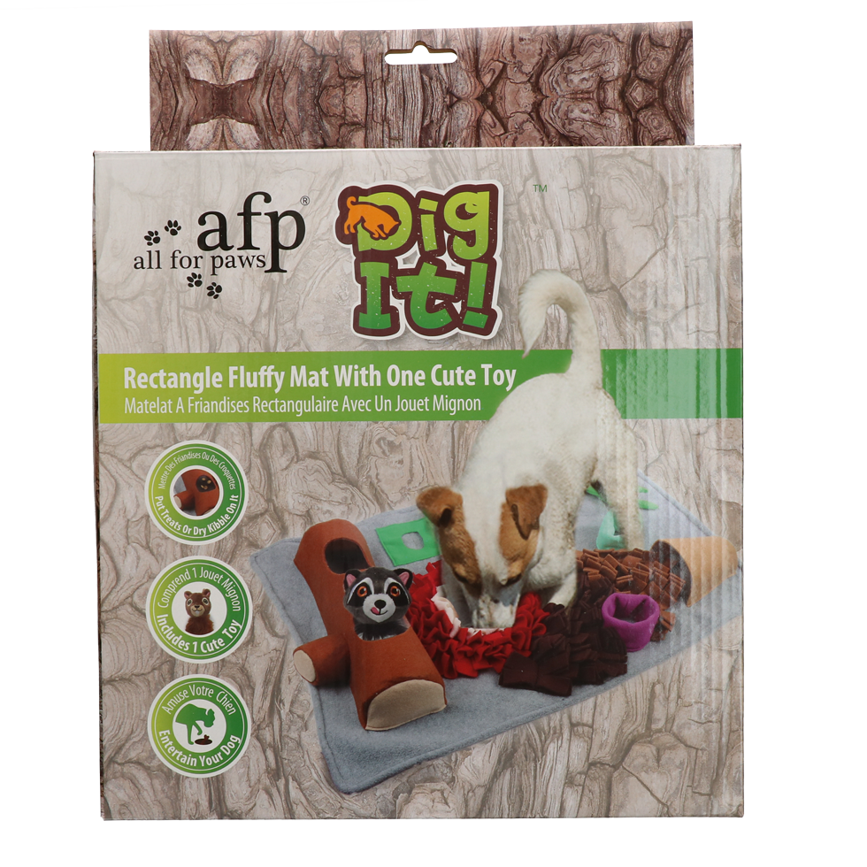 Afbeelding All For Paws Snuffelmat Met Speeltje - Hondenspeelgoed - 76x52x10 cm Multi-Color door K-9 Security dogs