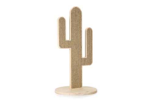 Afbeelding Designed by lotte cactus oze - krabpaal - hout - 40x40x80 cm door K-9 Security dogs