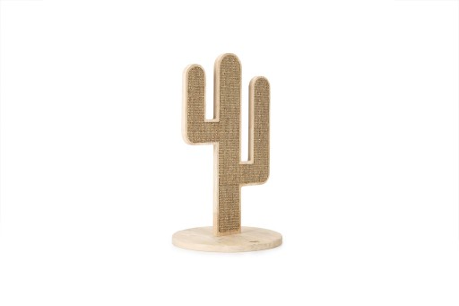 Afbeelding Designed by lotte cactus oze - krabpaal - hout - 35x35x62 cm door K-9 Security dogs