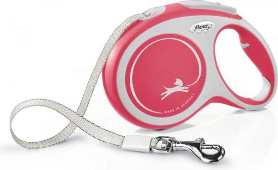 Flexi New Comfort - Hondenriem - Band - Rood - L - 8M