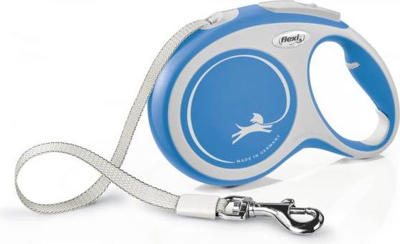 Flexi New Comfort - Hondenriem - Band - Blauw - L - 8M