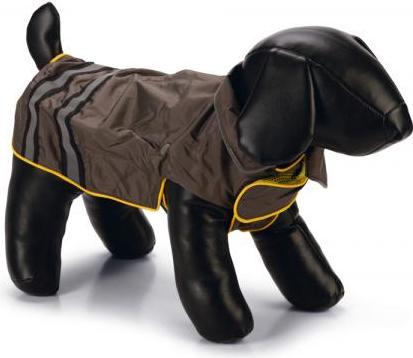 Beeztees Seja - Honden Regenjas - Grijs"Geel afbeelding