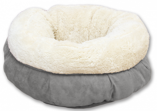Afp Lambswool Donut Bed Grijs