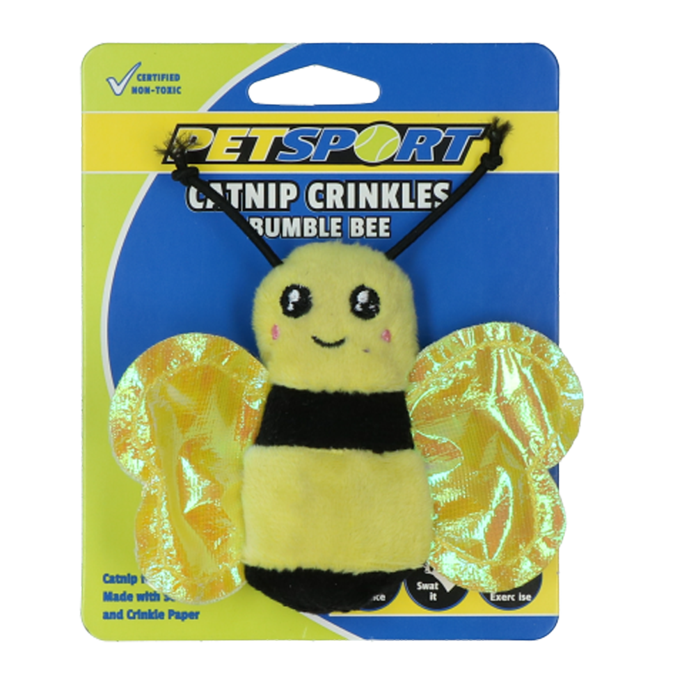 Afbeelding Catnip Crinkles - Bumble Bee door K-9 Security dogs