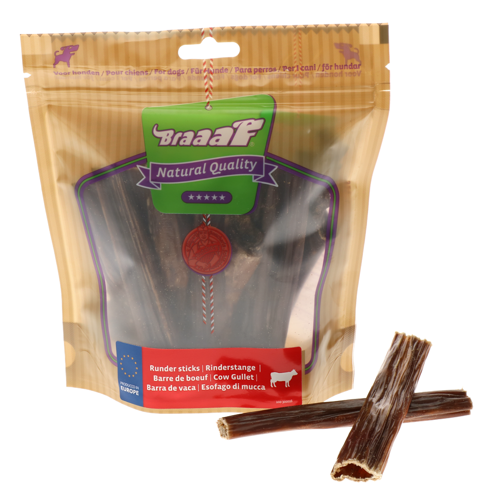 Afbeelding Braaaf Runder Sticks - 150 g door K-9 Security dogs