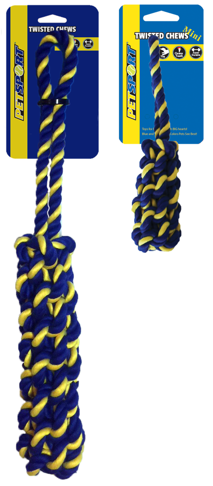 Afbeelding 2-Knot Cotton Rope 20cm Mini door K-9 Security dogs