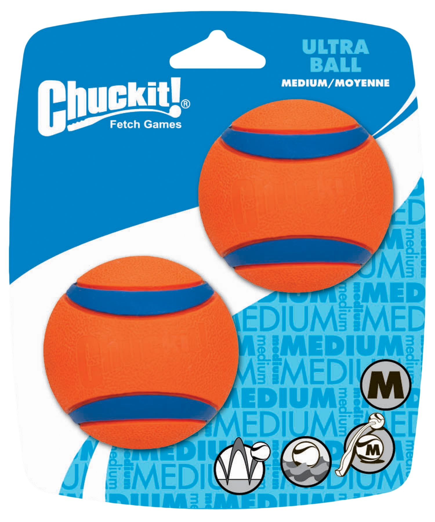 Afbeelding Chuck It Ultra Ball hondenspeelgoed Medium door K-9 Security dogs