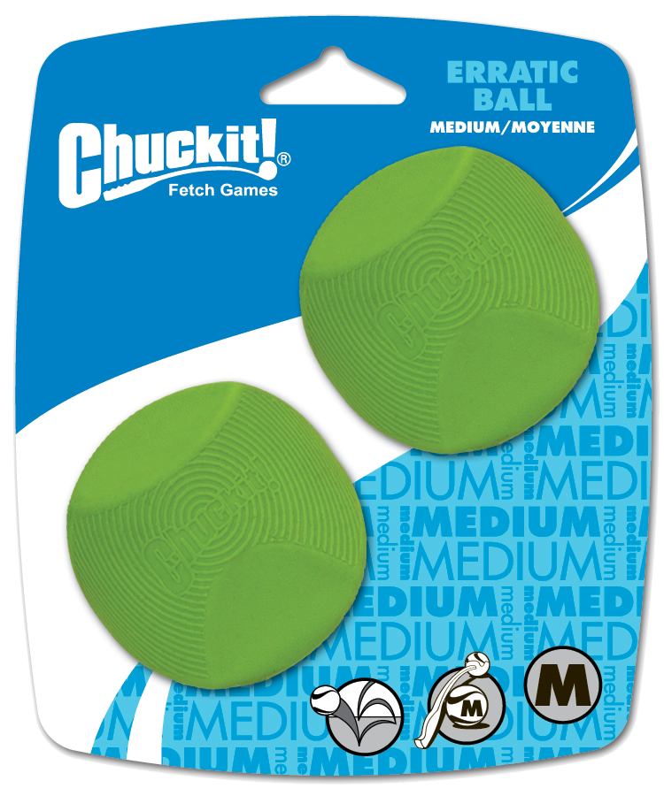 Afbeelding Chuckit! Erratic Ball - M - 2 Ballen door K-9 Security dogs