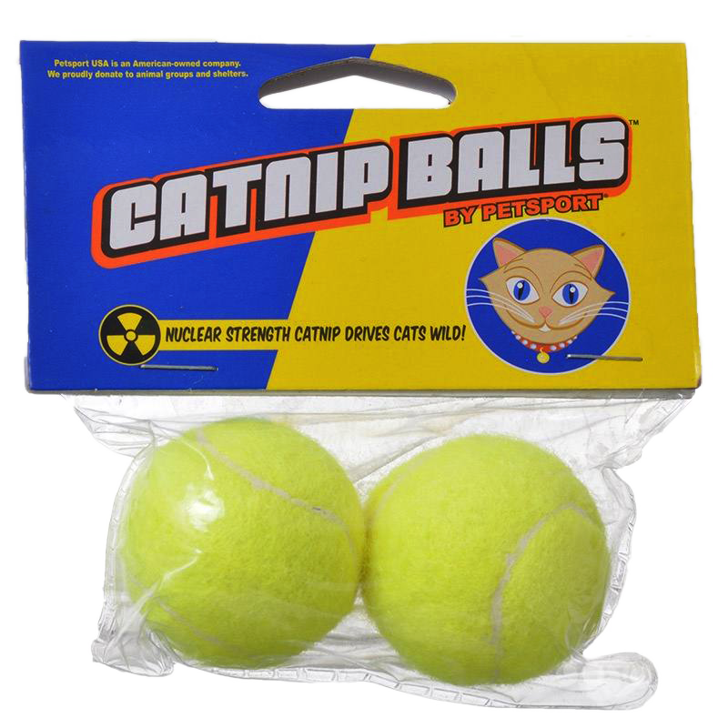 Afbeelding Catnip Balls Tennis Look 2-Pack door K-9 Security dogs