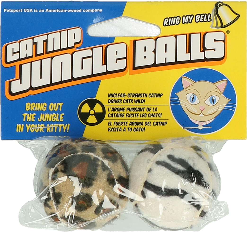 Afbeelding Catnip Bal Jungle Look 2-Pack door K-9 Security dogs