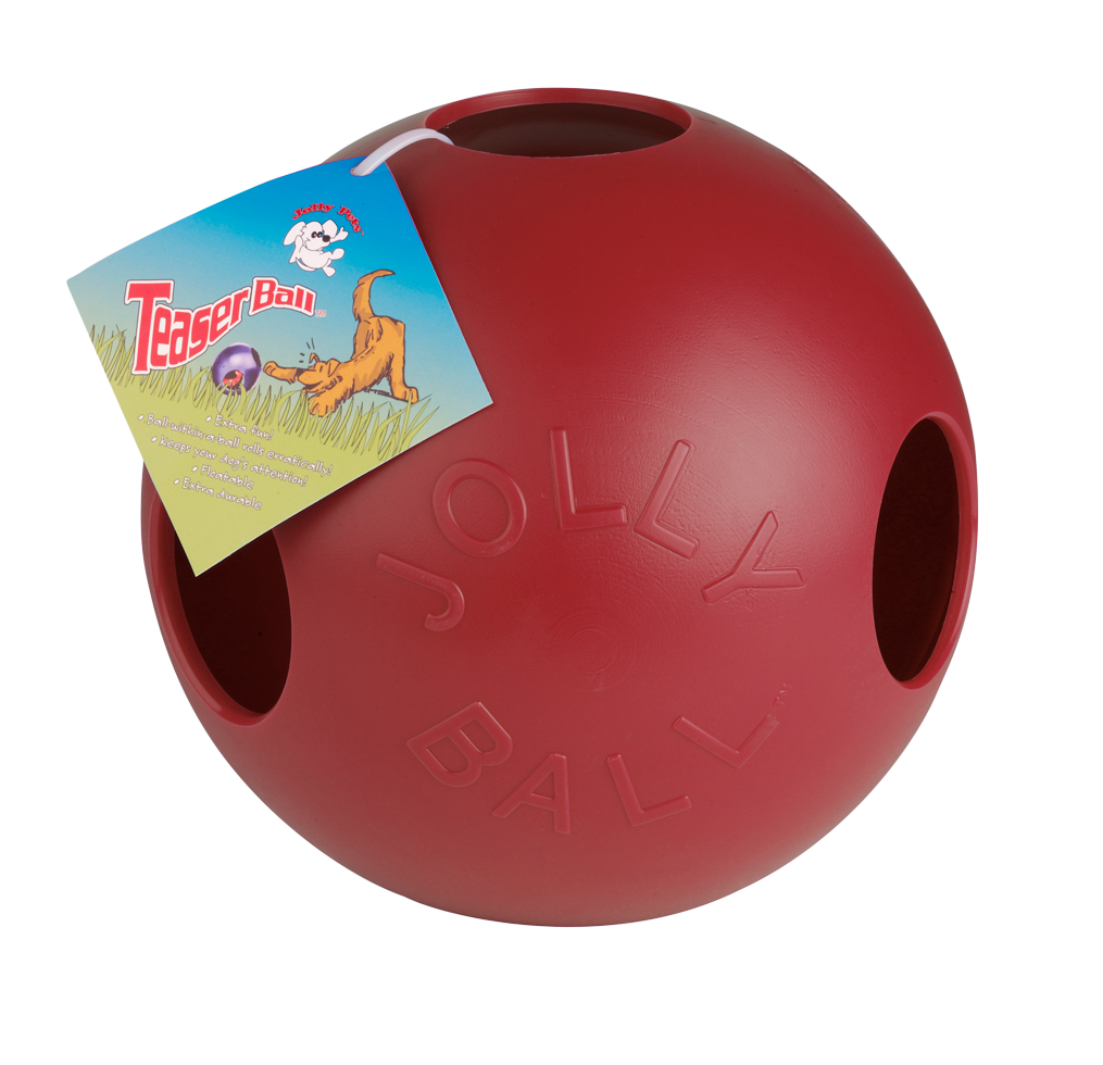 Afbeelding Jolly Teaser Ball 25 Cm Rood door K-9 Security dogs