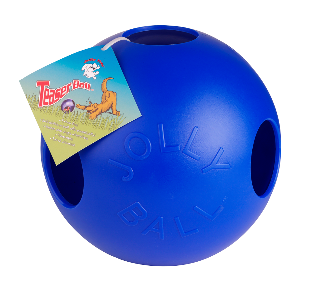 Jolly Ball Teaser Ball M voor honden Blauw