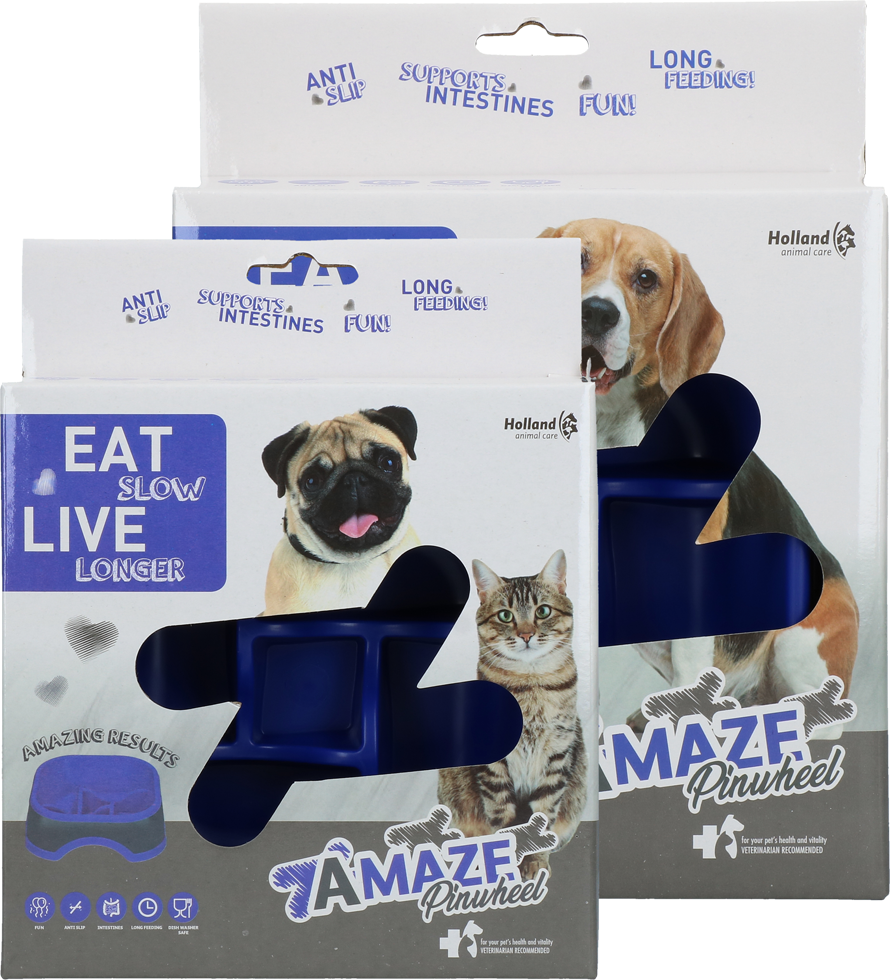 Eat Slow Live Longer Amaze Pinwheel - Blauw