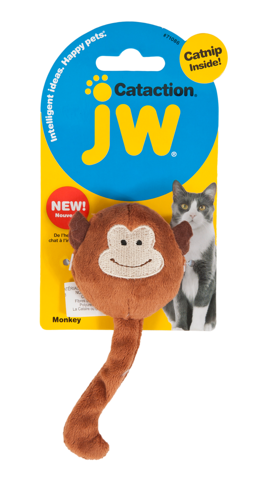 Jw Plush Catnip Monkey