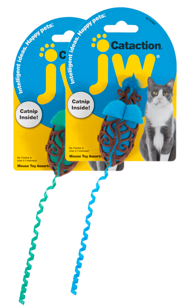 Jw Cataction Mouse Toy Assorti