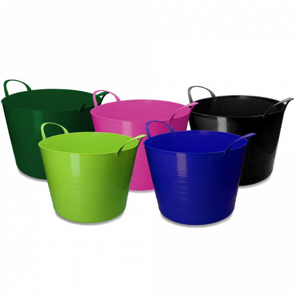Emmer V-Trug Flexi Blauw 65 L